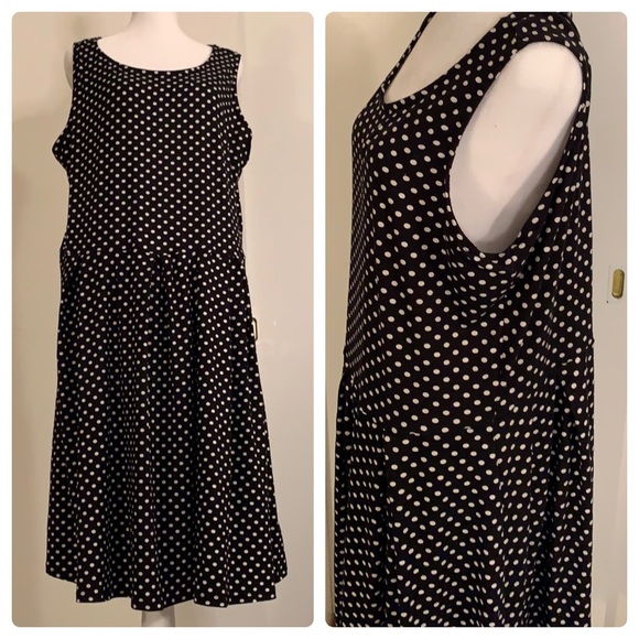 Meri Sky by Dia & Co Dresses & Skirts - Meri Skye Polka Dot Swing Dress